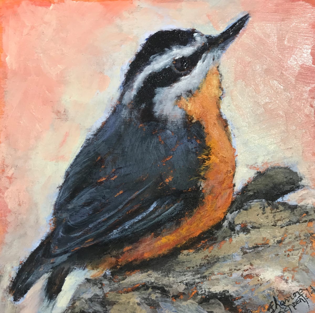 Nuthatch 2 by Sharron Schoenfeld, Image 1.