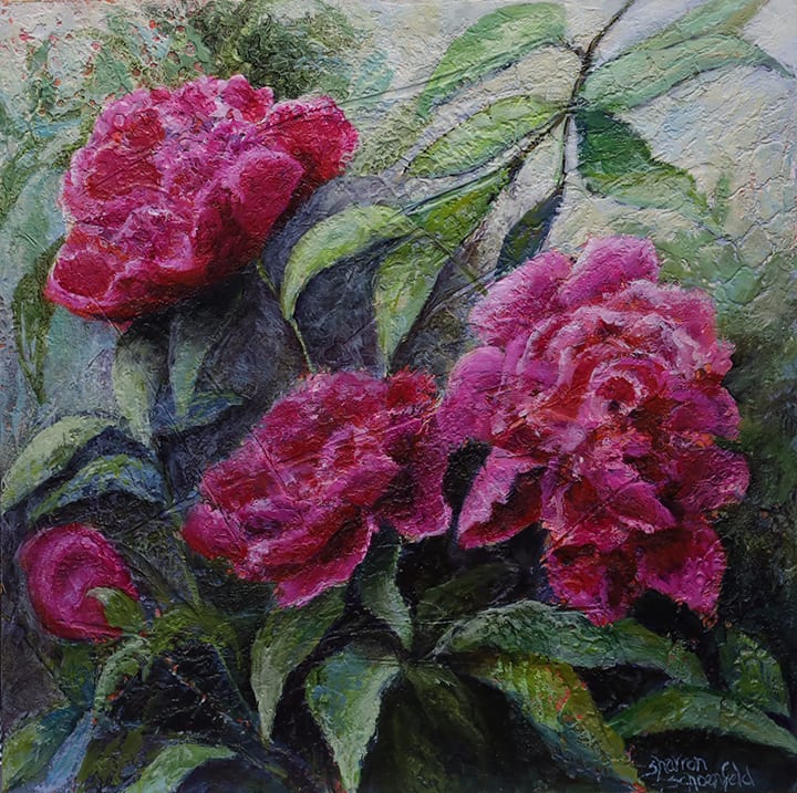 Peonies by Sharron Schoenfeld 