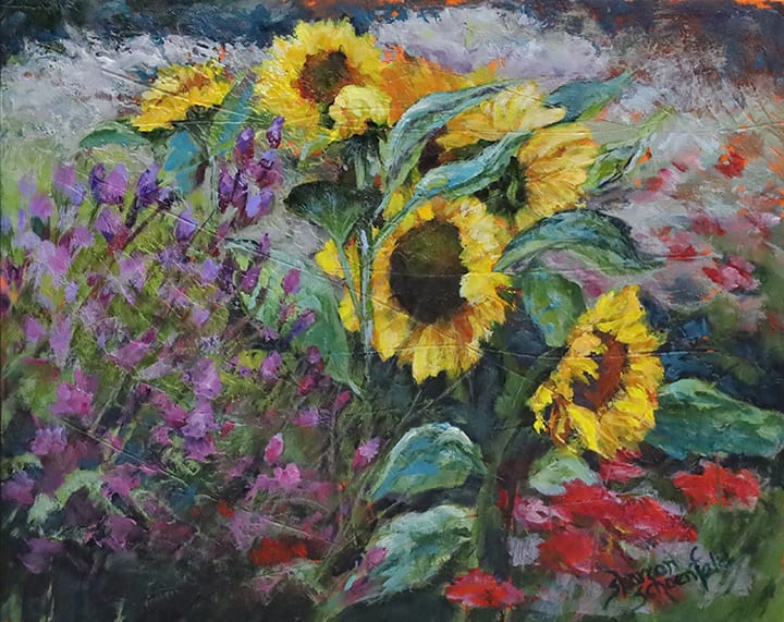 Sunflowers by Sharron Schoenfeld 