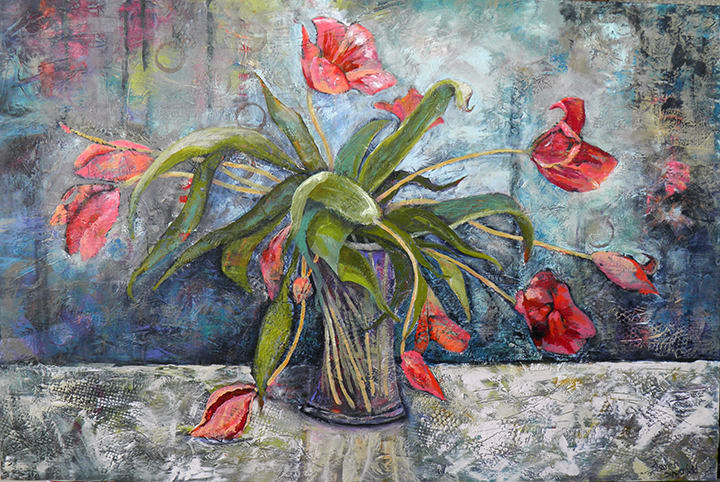 Tulips Being Mellow by Sharron Schoenfeld, Image 1.