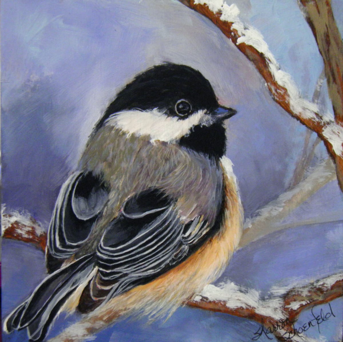 Chickadee 5 by Sharron Schoenfeld, Image 1.