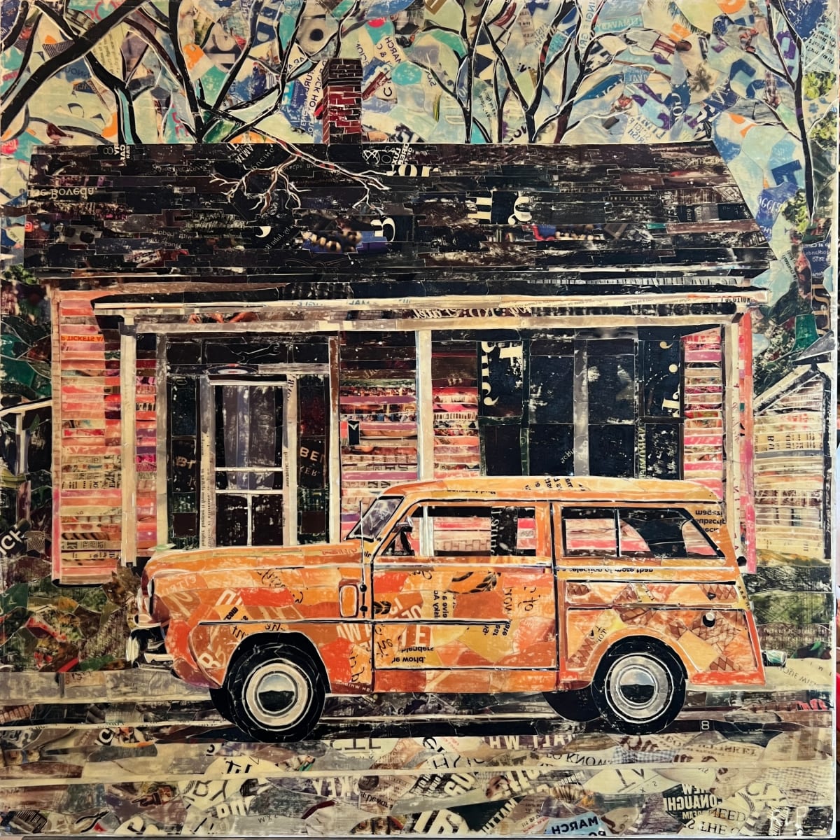 Untitled (Pink House) by Randy L Purcell 