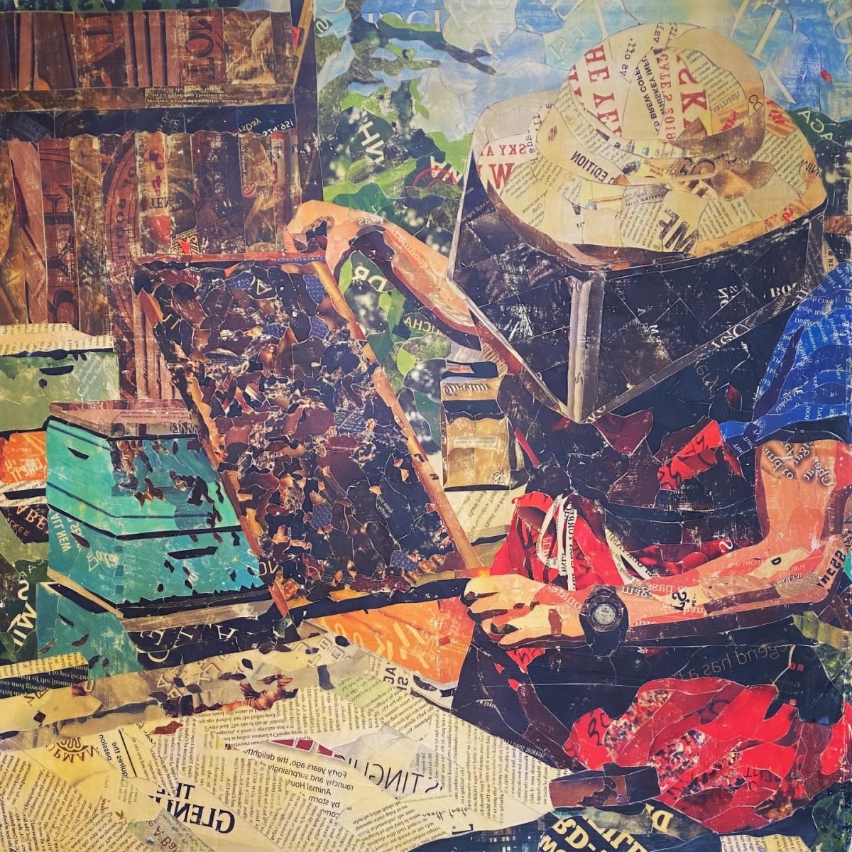 Big Island Bee Keeper by Randy L Purcell 