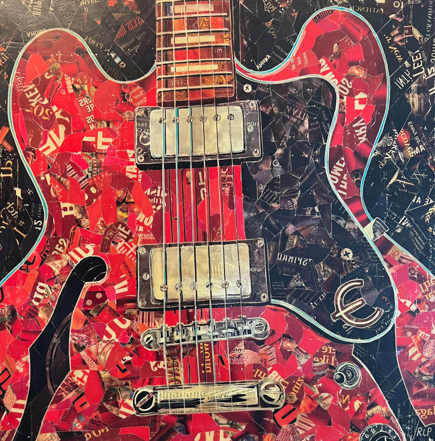 Red Hot (Epiphone Guitar) by Randy L Purcell 