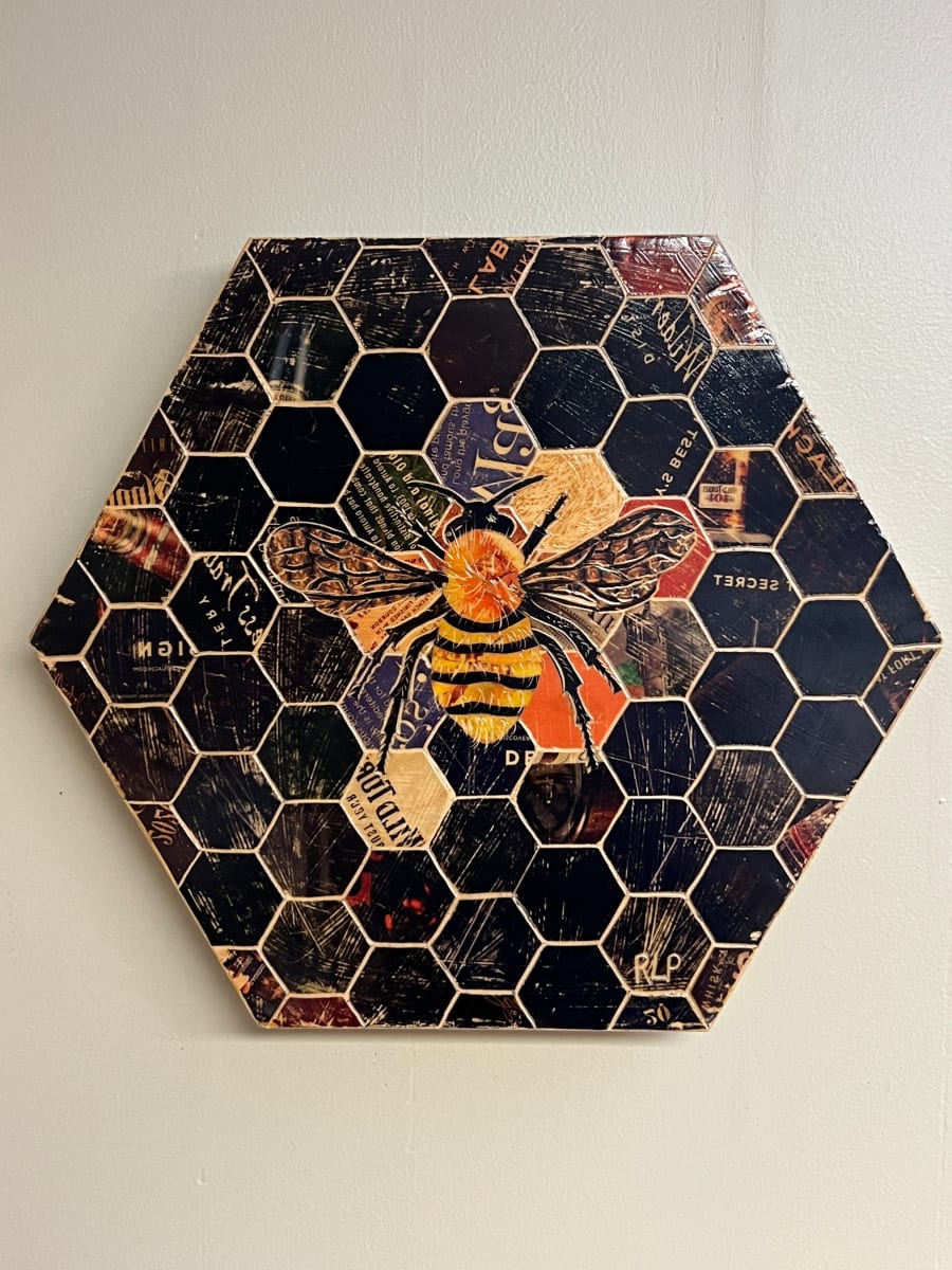 Untitled (Black Bee hex) by Randy L Purcell 