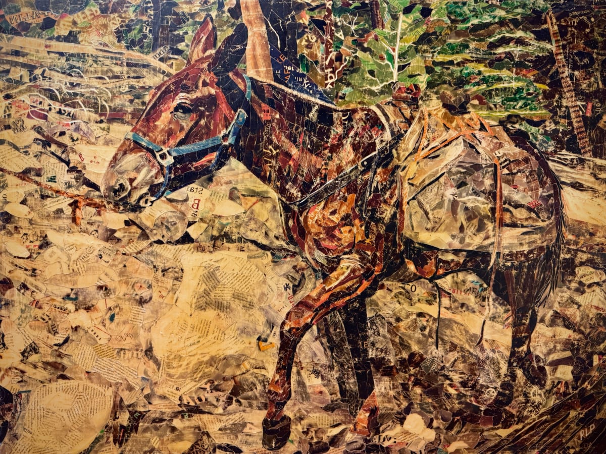 Sunrise Pack Mule by Randy L Purcell 