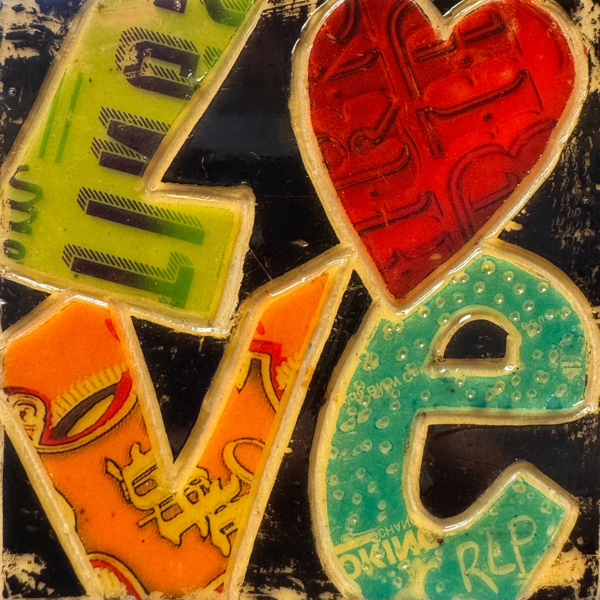Love-05 3x3 by Randy L Purcell 