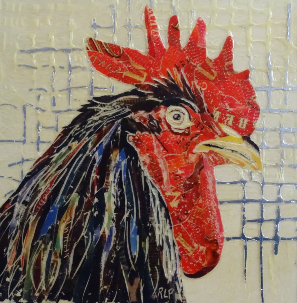 Rooster study #1 by Randy L Purcell 