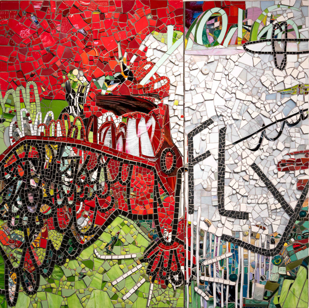 FLY MOSAIC by Laura Letchinger, Image 1.