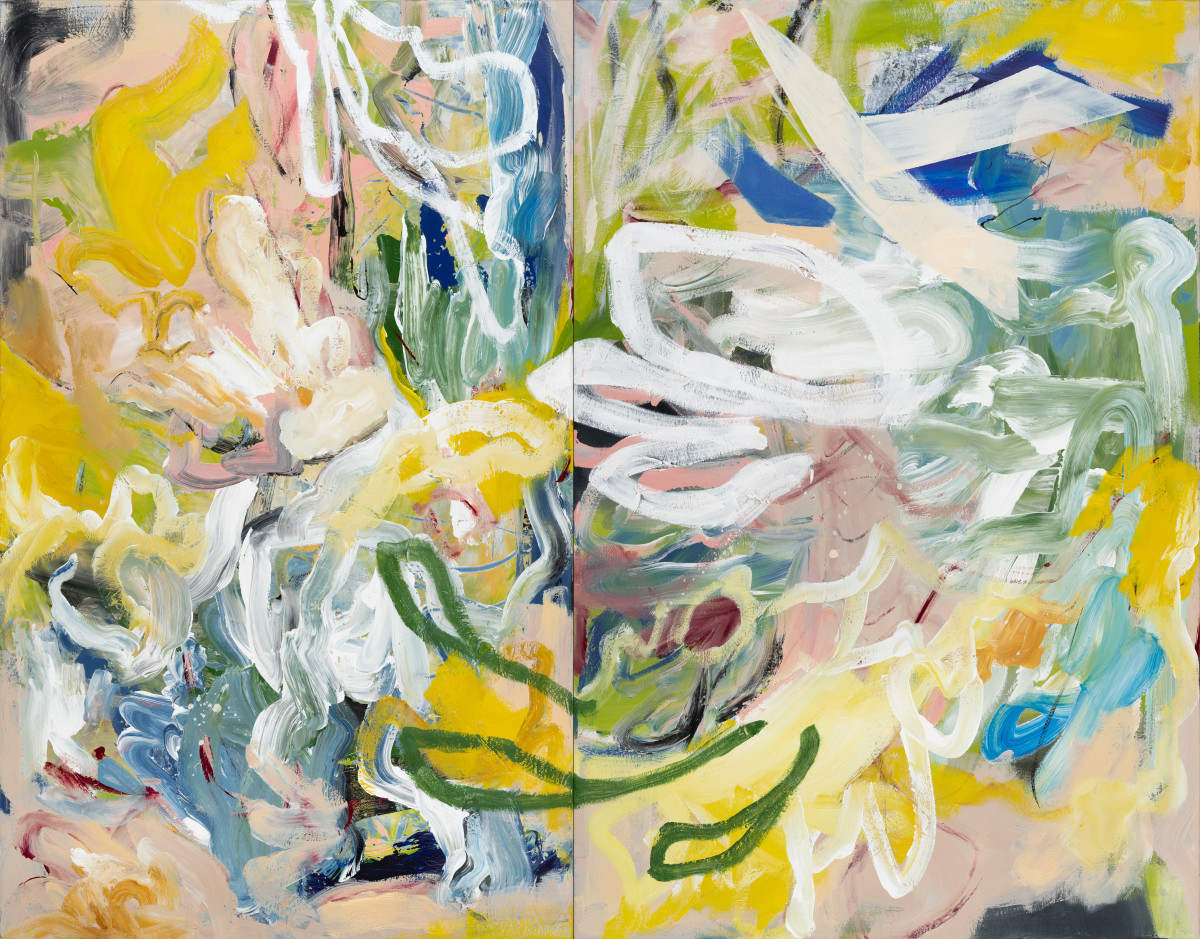 PHOENIX (diptych) by Laura Letchinger 