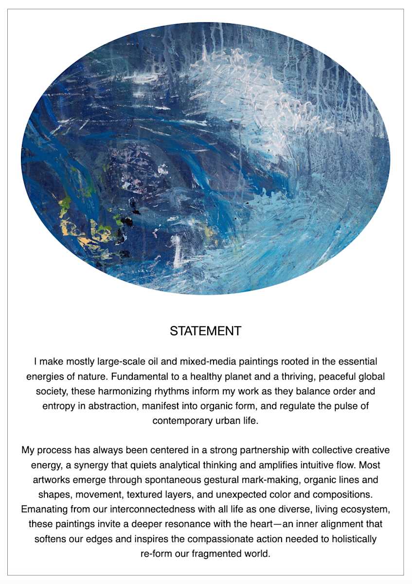 Artist Statement by Laura Letchinger, Image 1.