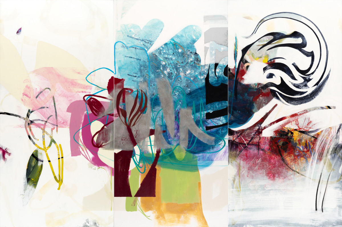 SUPERNOVA (triptych) by Laura Letchinger 