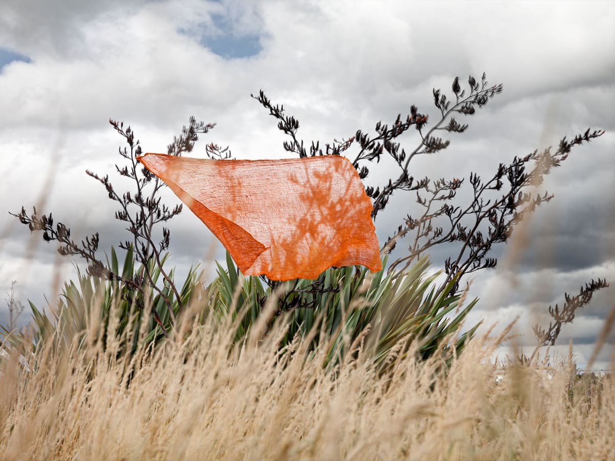 Two Homes I from the series Ochre + Light by Katie Breckon 