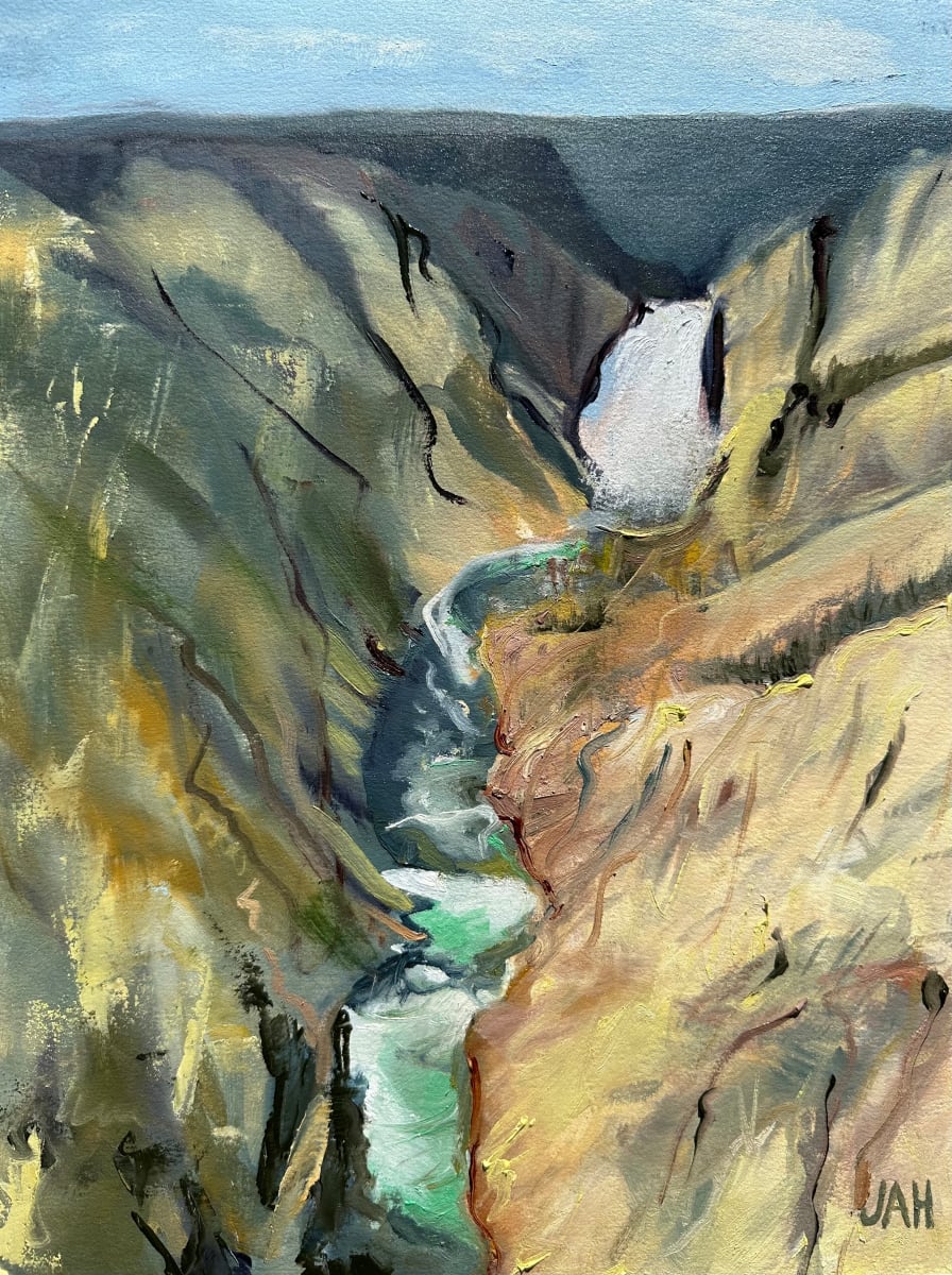 Lower Yellowstone Falls by Judith Hutcheson 