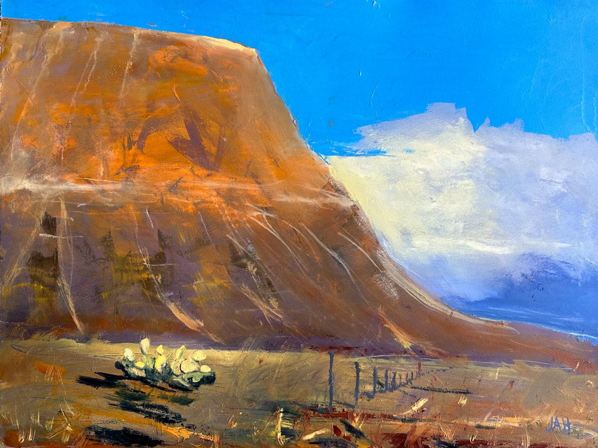 Sweeping Red Mountain by Judith Hutcheson 