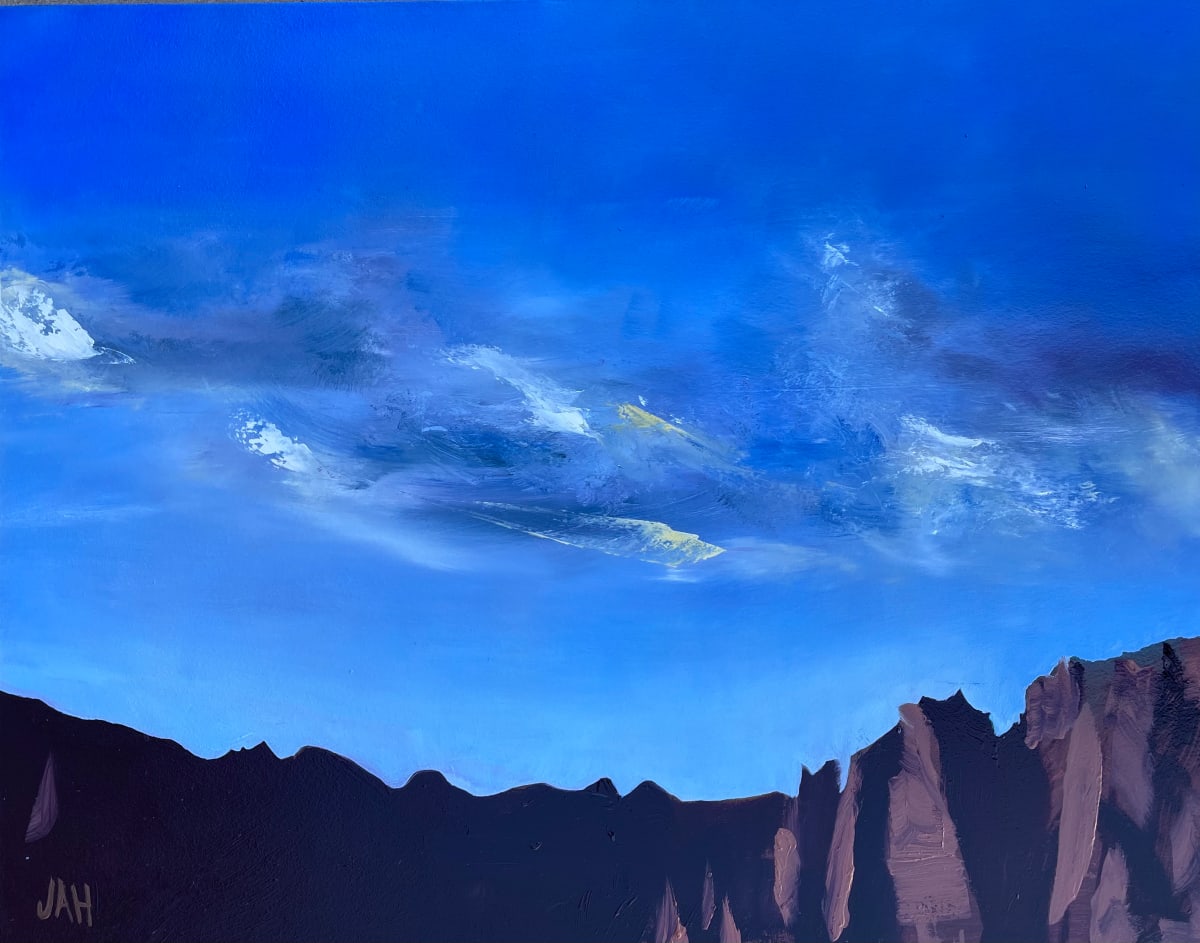 Red Mountain at Dusk by Judith Hutcheson 
