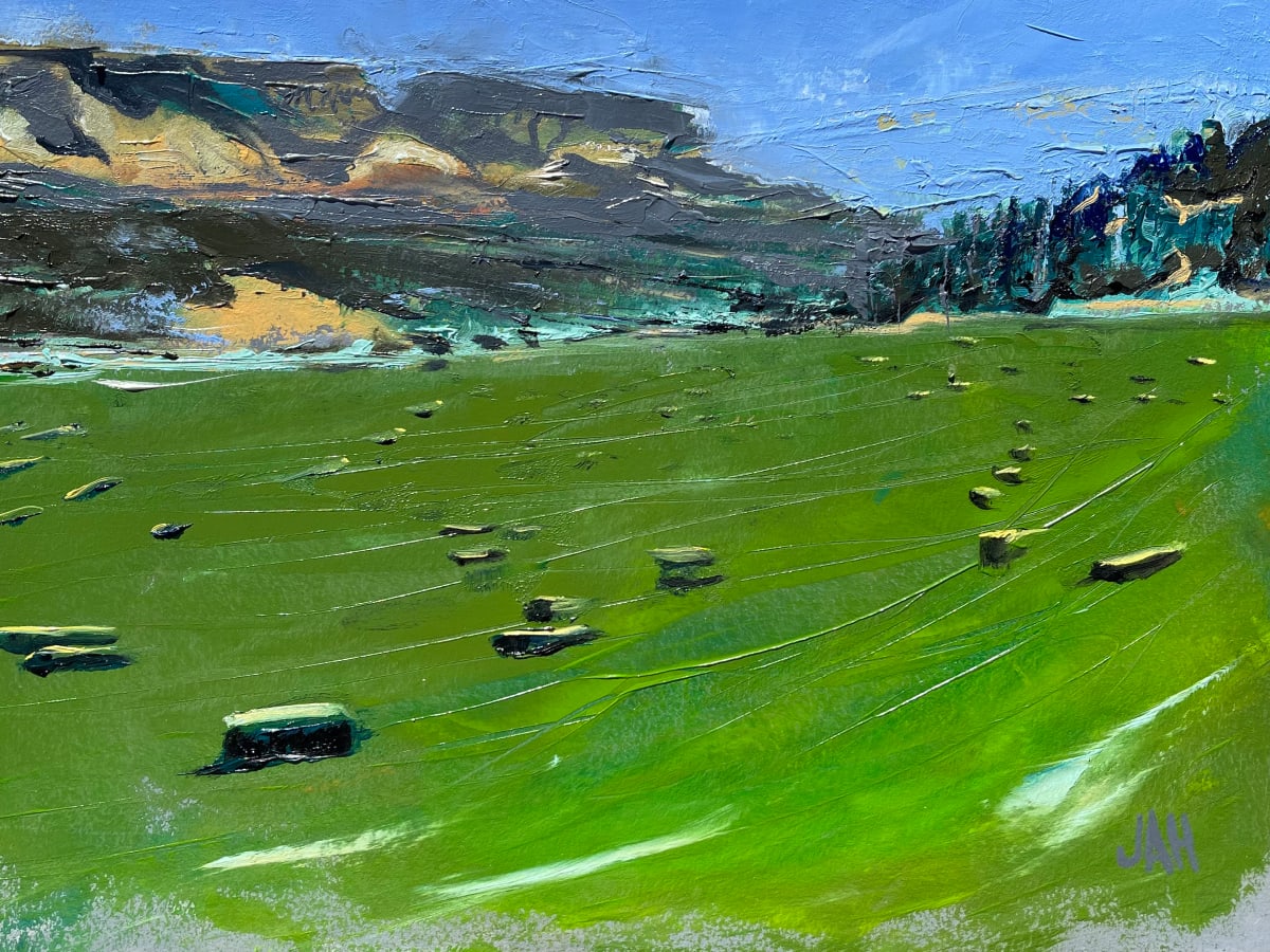 Haybales, Orderville by Judith Hutcheson, Image 1.