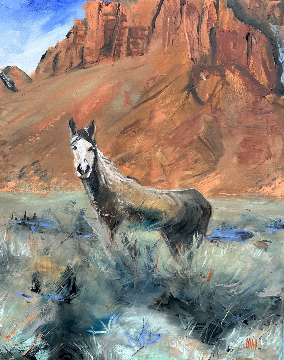 Lone Horse by Judith Hutcheson 