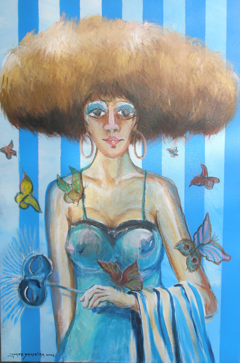 Borboletas e a Dama by Jorge Bandeira 