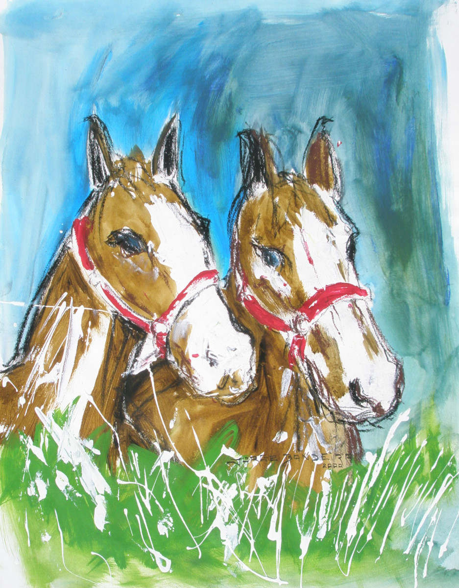 Cabeças de Cavalos 2 by Jorge Bandeira, Image 1.