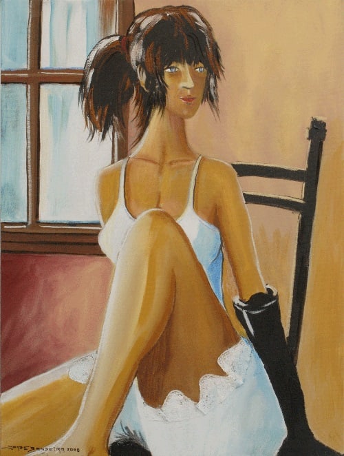 Mulher de Branco 6 by Jorge Bandeira, Image 1.