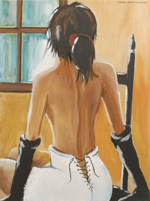 Mulher de Branco 7 by Jorge Bandeira, Image 1.