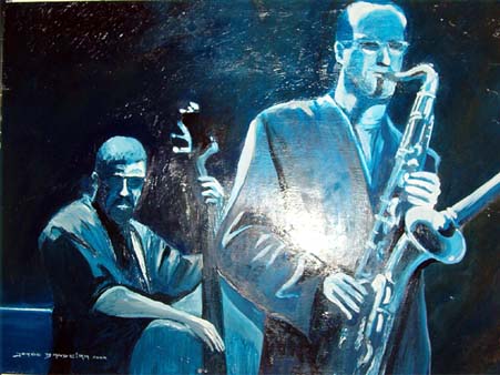 Sax e Baixo by Jorge Bandeira 