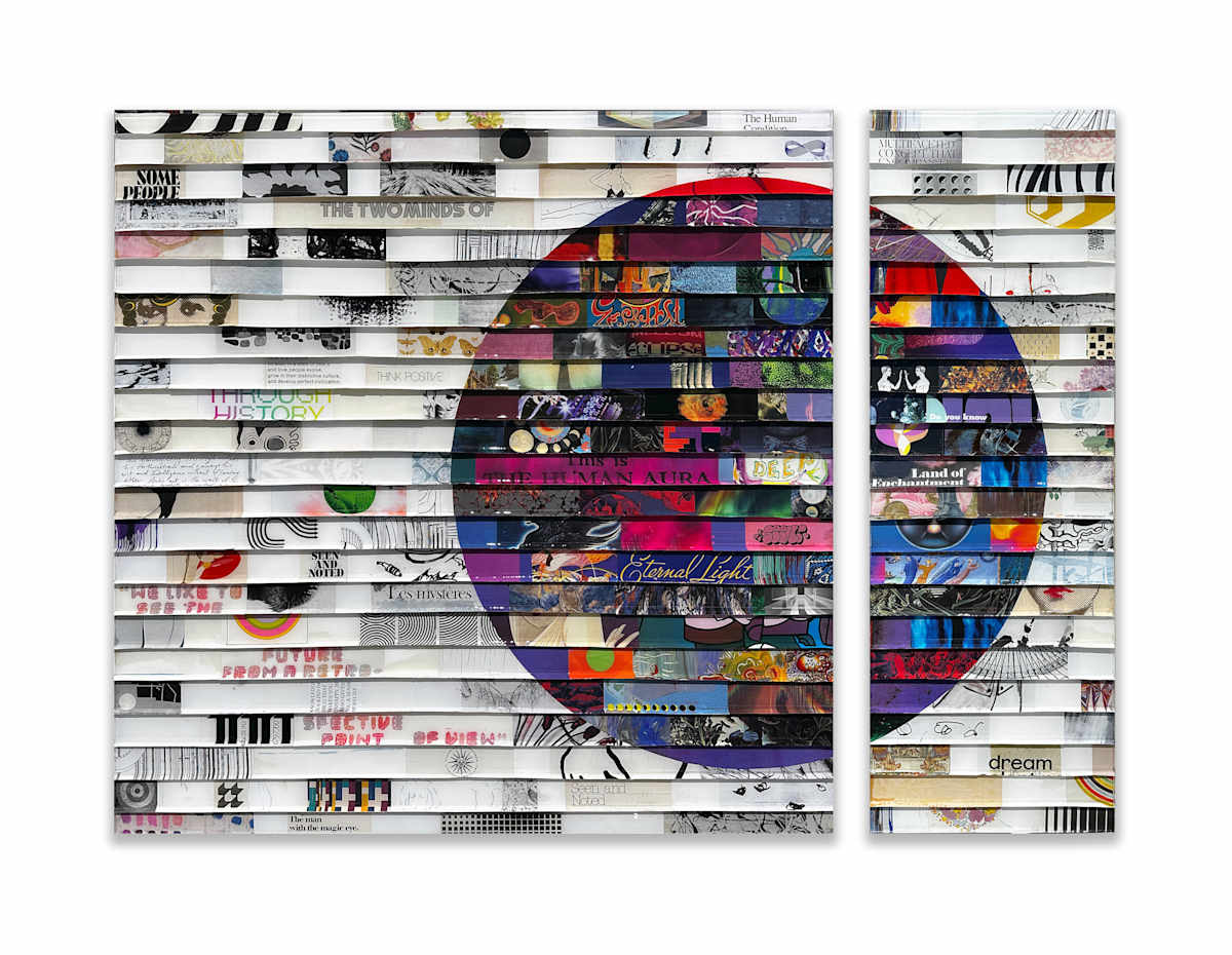 Citta Samtana Diptych 382, Eternal Light by James Verbicky, Image 1.