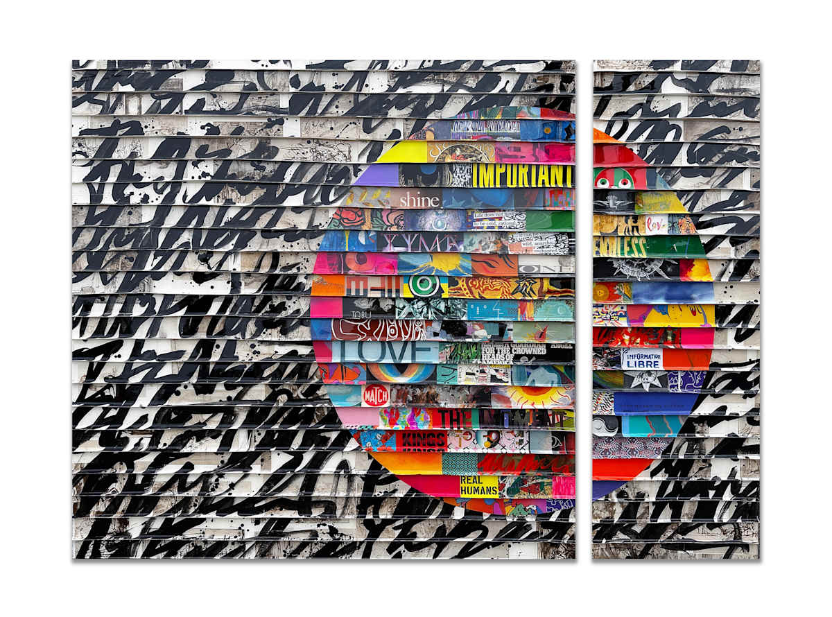 Citta Samtana Diptych 383 by James Verbicky, Image 1.