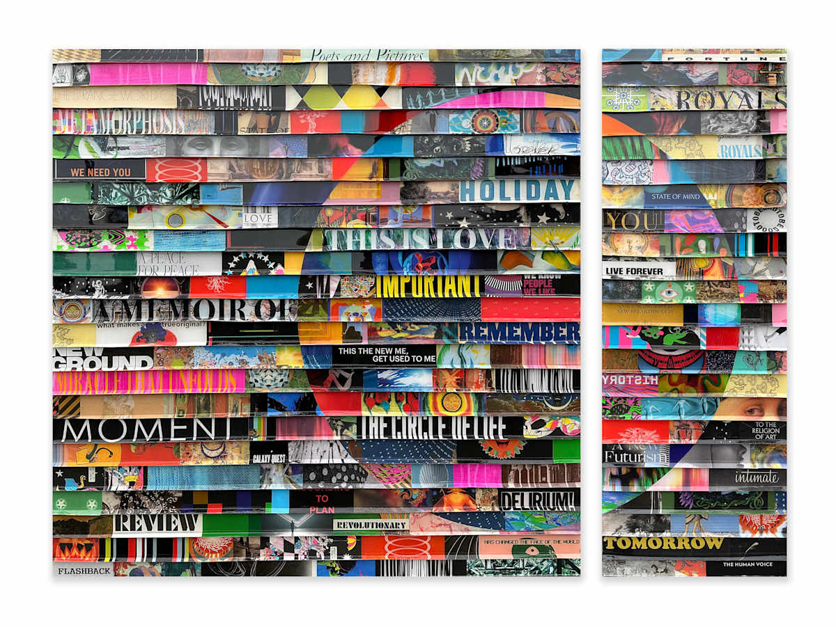 Citta Samtana Diptych 347 by James Verbicky, Image 2.