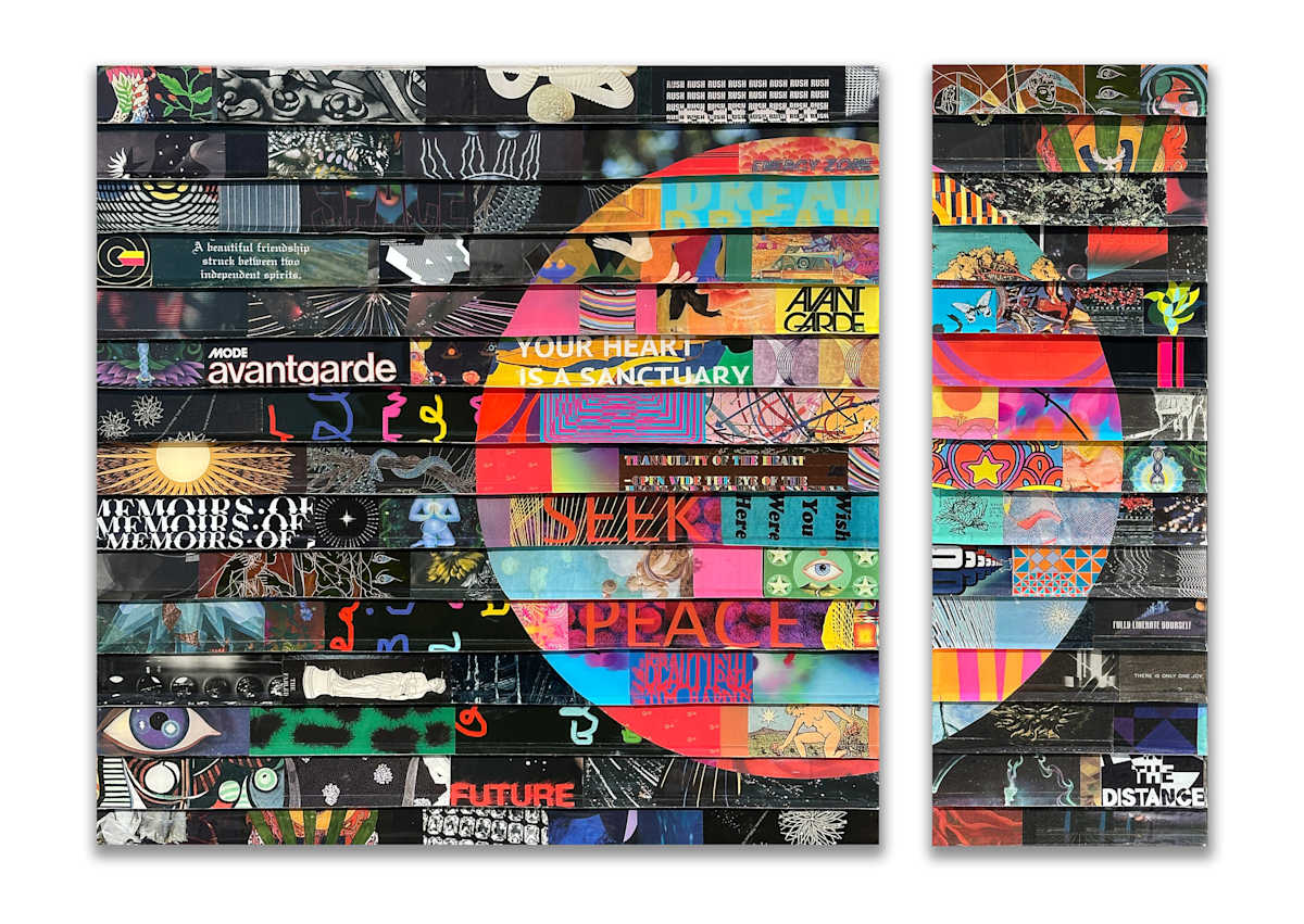 Citta Samtana Diptych 359 by James Verbicky, Image 1.