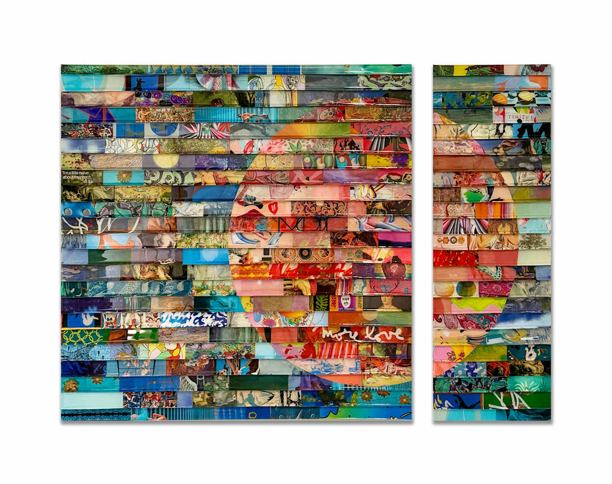 Citta Samtana Diptych 386, More Love by James Verbicky, Image 1.