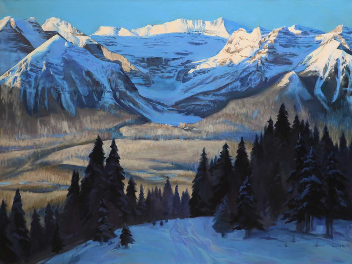Lake Louise and Mount Victoria by Pascale Robinson 