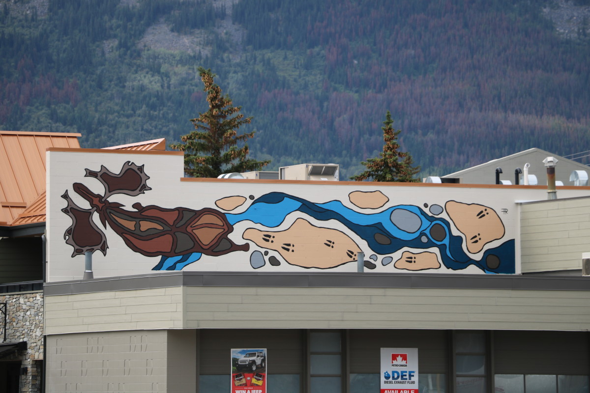 Moose Mural by Pascale Robinson 
