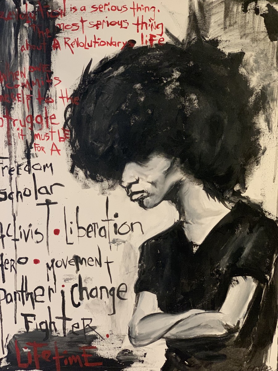 Angela Davis by Milton Madison 