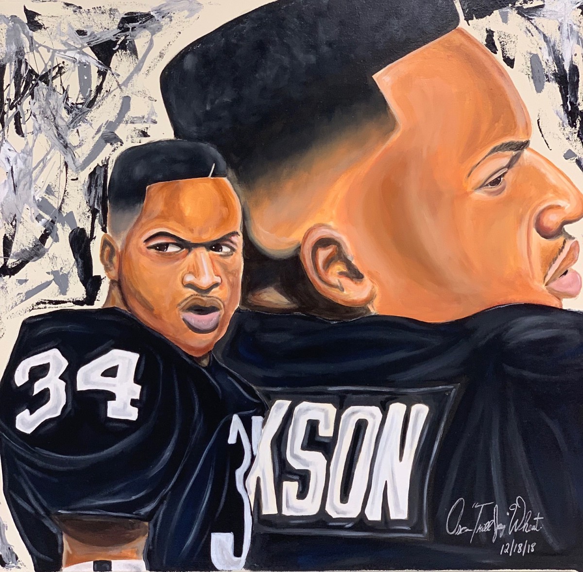 Bo Jackson by Oscar "Trill Jay" Wheat 