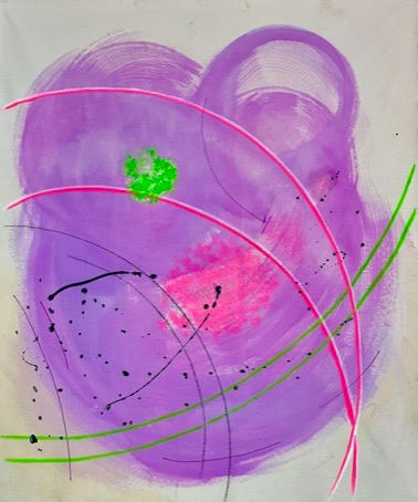 Keep Going by Julea Boswell  Image: Painted Dance #6 (violet)