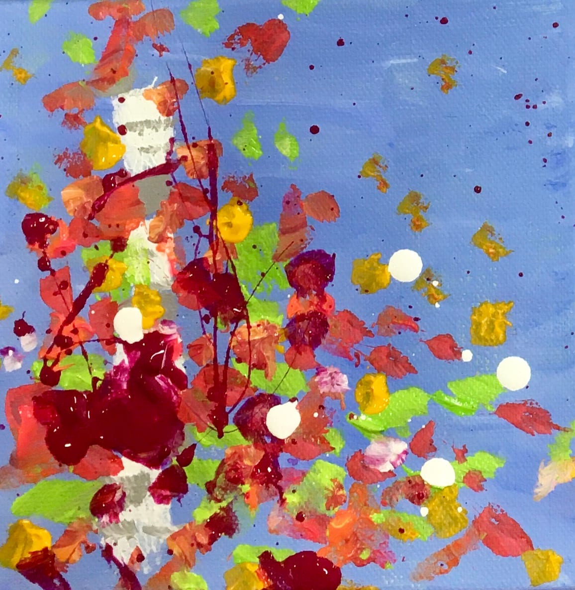 Fall Confetti no.3 by Julea Boswell Art 