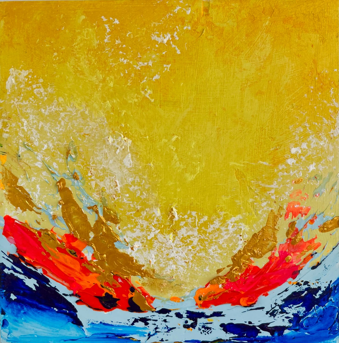 Sunrise Surf 1 by Julea Boswell Art 