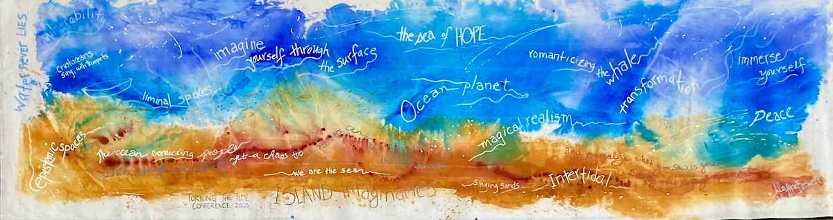 Shifting Shores Installation by Julea Hope Boswell  Image: Shifting Shores finished mural