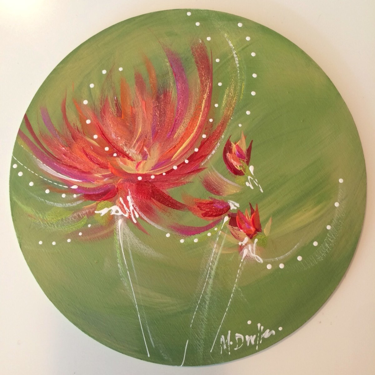 Bloom in Round II by Michelle Dinelle Abstracts 