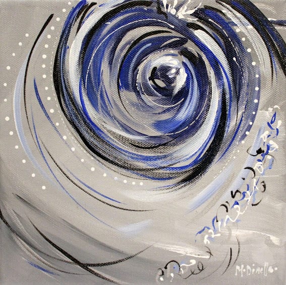 Blue I by Michelle Dinelle Abstracts 