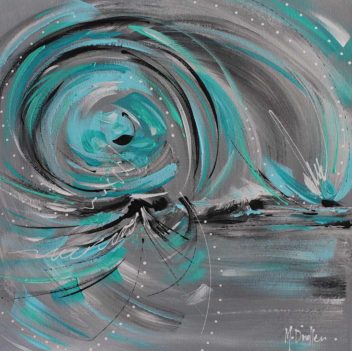 Color Me Turquoise by Michelle Dinelle Abstracts, Image 1.
