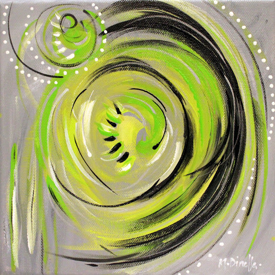 Green III by Michelle Dinelle Abstracts 