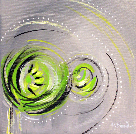 Green I by Michelle Dinelle Abstracts 