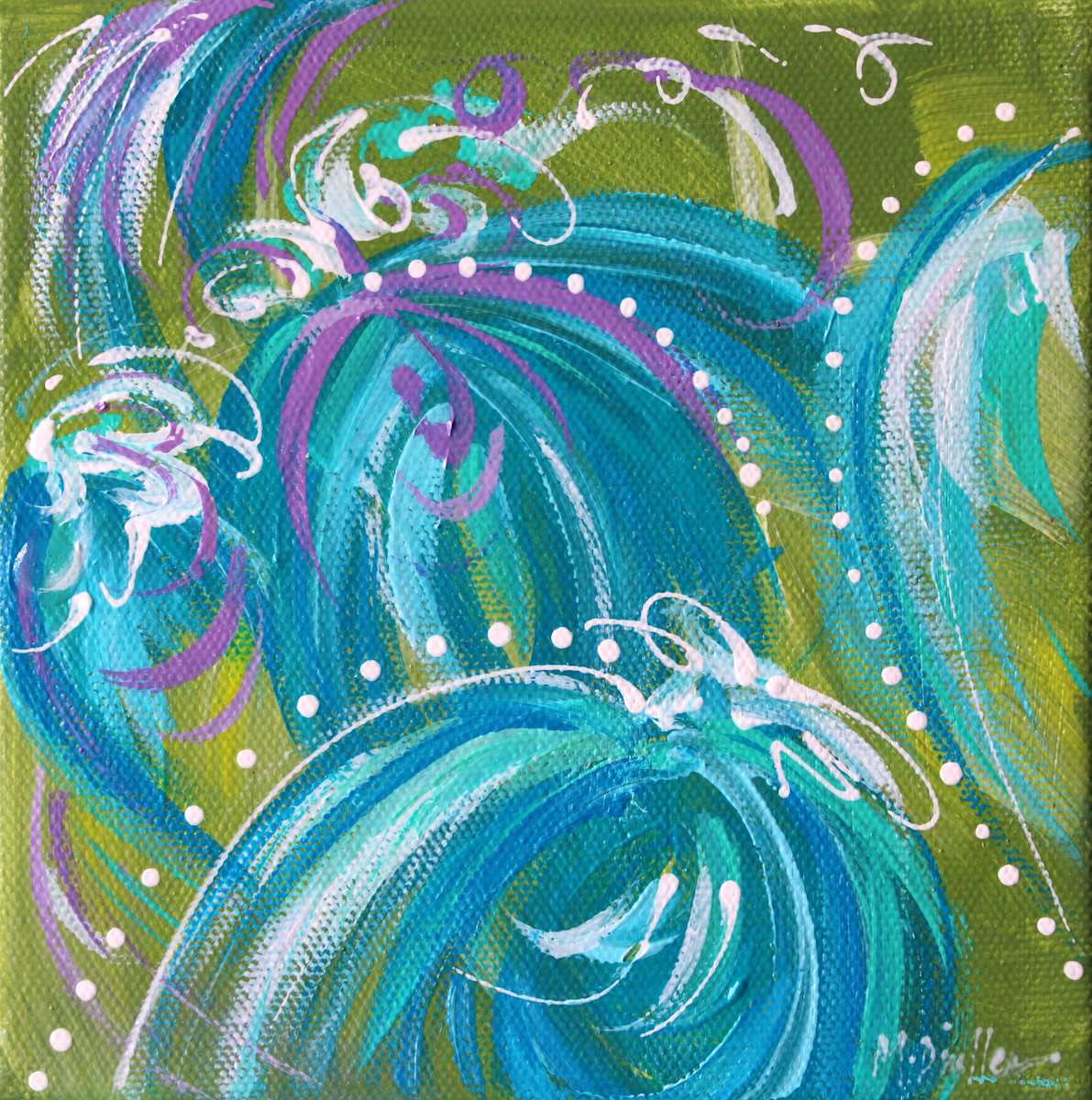 Mini XVIII by Michelle Dinelle Abstracts, Image 1.