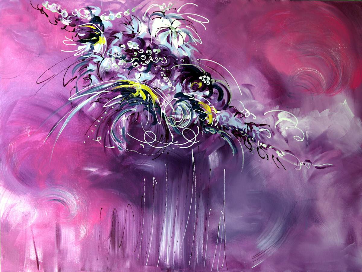 Ruffled Feathers by Michelle Dinelle Abstracts, Image 1.