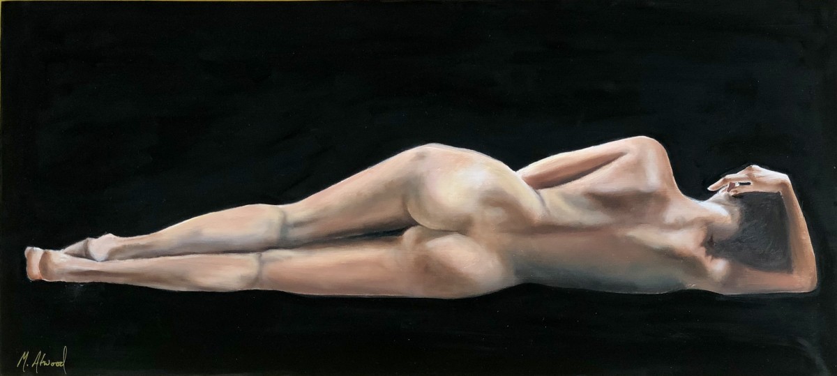 Reclining by Marjorie Atwood 