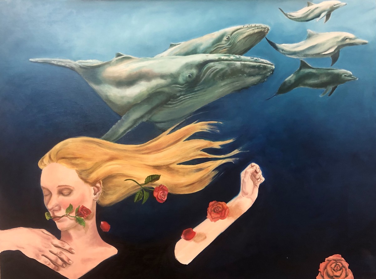 Whale Songs 2 by Marjorie Atwood 