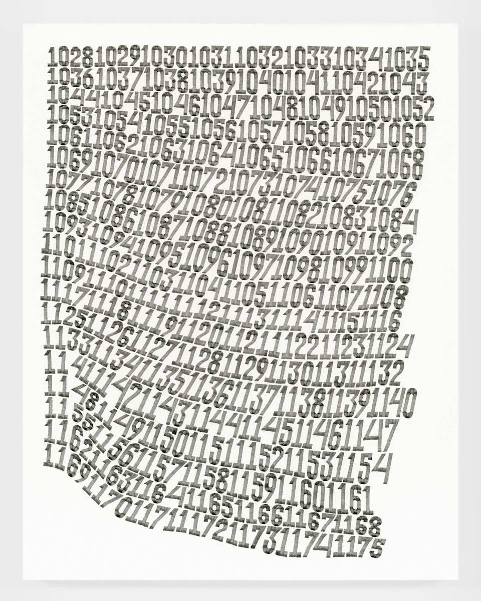 Numbers 1028 to 1175 by Dana Piazza, Image 1.